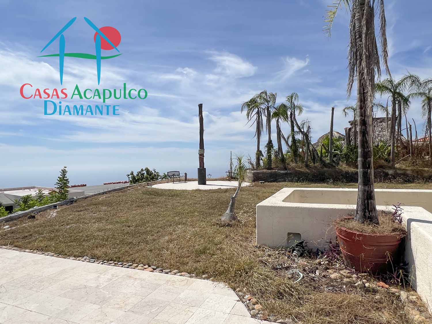 Casa Capadijos - Alberca y jardín después de Otis 6